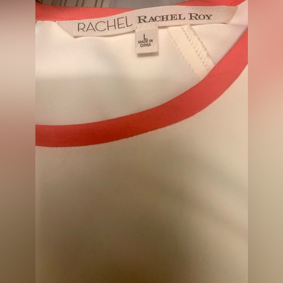 Rachel Roy Two Tone Short-Sleeve Blose - Picture 2 of 6